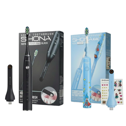 Zestaw Szczoteczek sonicznych Shona Vision Pro + Kids