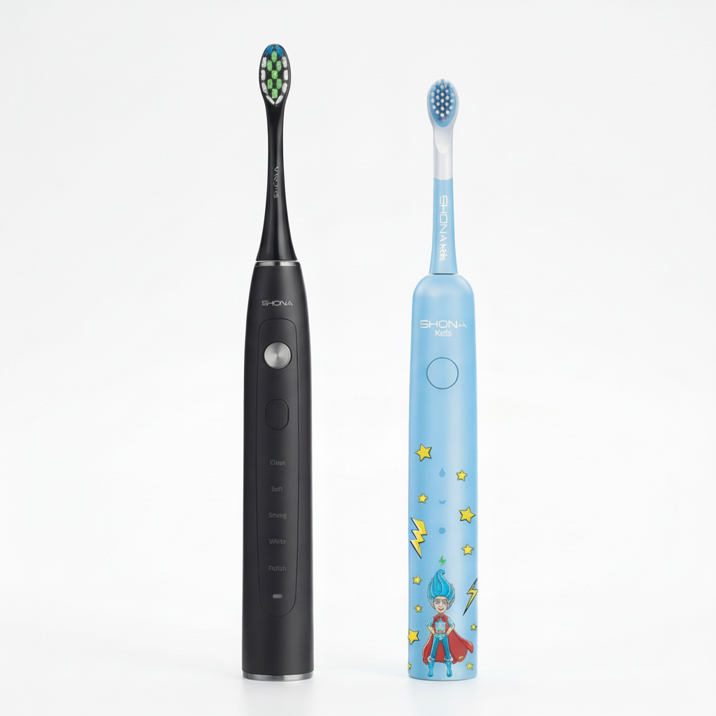 Zestaw Szczoteczek sonicznych Shona Vision Pro + Kids